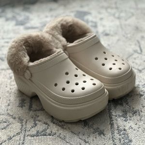 Croc Stomp Lined Clog-stucco